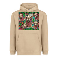 Mushroom camel face Heavyweight Hoodie - BarkalooDesign