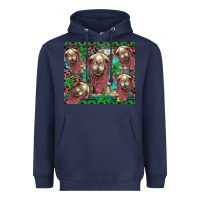 Navy camel face Heavyweight Hoodie - BarkalooDesign