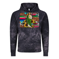 Cloud Black san judas leopard cowhide sunflower background Vintage Hoodie - JahusDesignShop