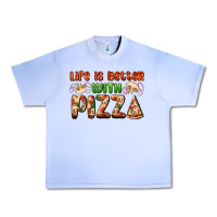 Grape Ice life is better with pizza Urban Heavy Tee - AdoDesignShop