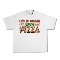 Lunar Rock life is better with pizza Urban Heavy Tee - AdoDesignShop