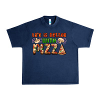 Navy life is better with pizza Urban Heavy Tee - AdoDesignShop