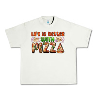 Life Is Better With Pizza Urban Heavy Tee | Teevron