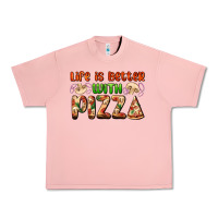 Salmon life is better with pizza Urban Heavy Tee - AdoDesignShop