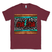 Burgundy leopard lightning bolt mama mother's day tumbler Classic Tee - Jasminsmagicworld