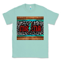 Seafoam leopard lightning bolt mama mother's day tumbler Classic Tee - Jasminsmagicworld