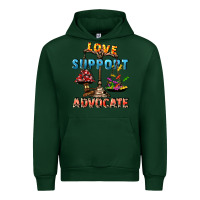 Forest Green Love support advocate Urban Hoodie - CowGirlArtShop