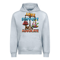 Heather Grey Love support advocate Urban Hoodie - CowGirlArtShop
