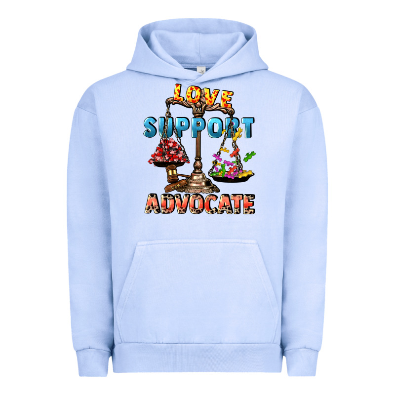 Love Support Advocate Urban Hoodie by CowGirlArtShop | Teevron