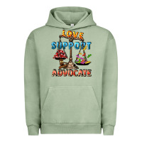 Pigment Oil Green Love support advocate Urban Hoodie - CowGirlArtShop
