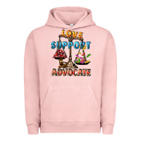 Pigment Salmon Love support advocate Urban Hoodie - CowGirlArtShop