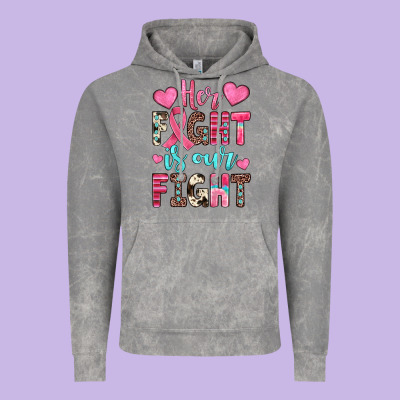 Her Fight Is Our Fight Vintage Hoodie Designed By Jahusdesignshop