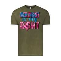 Vintage Olive her fight is my fight Vintage Tee - AdoDesignShop