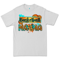 Dove Grey basketball nana with leopard Premium Tee - Zillion Design Studio