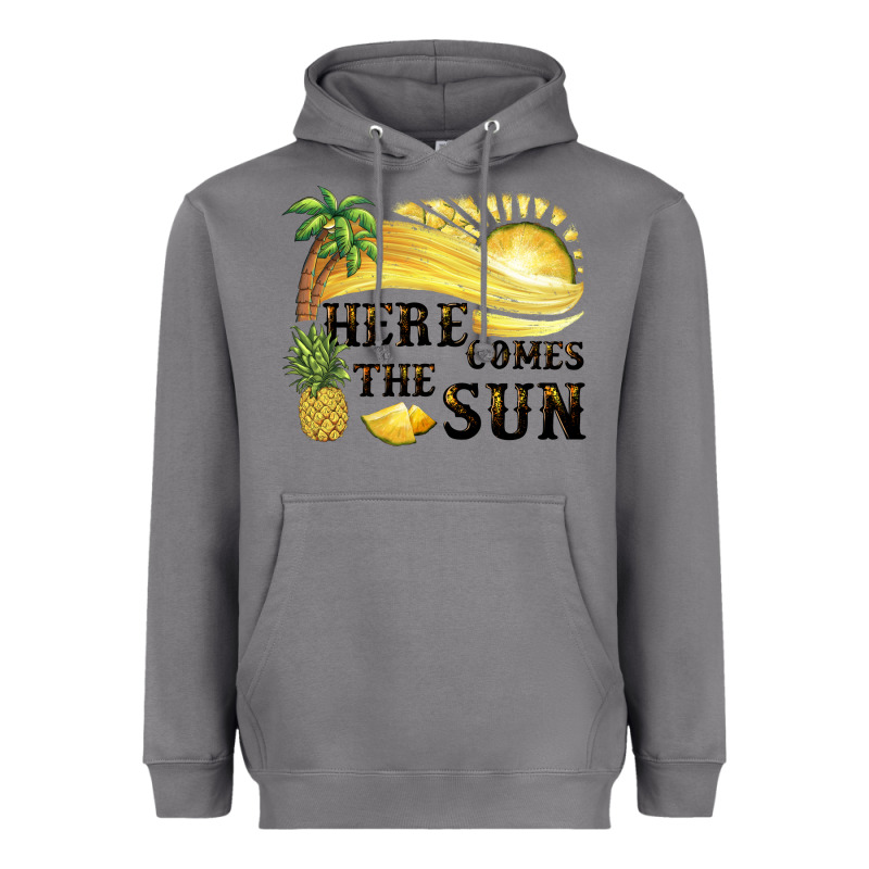 Here Comes The Sun Heavyweight Hoodie by BarkalooDesign | Teevron