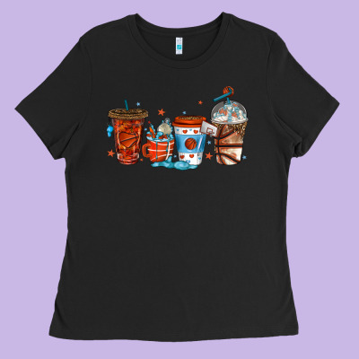Ladies Tee basketball coffee cups