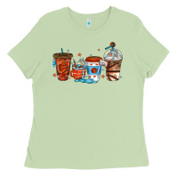 Matcha basketball coffee cups Ladies Tee - texasbilliewilder