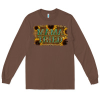 Chestnut Sunflower Leopard Mama Tried Long Sleeve Tee - Jasminsmagicworld