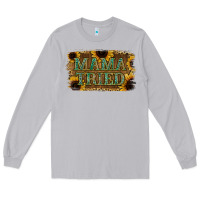 Moon Dust Sunflower Leopard Mama Tried Long Sleeve Tee - Jasminsmagicworld
