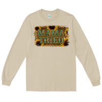 Mushroom Sunflower Leopard Mama Tried Long Sleeve Tee - Jasminsmagicworld