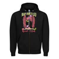 Black romantasy book club Zipper Hoodie - MaliasSmallBusiness