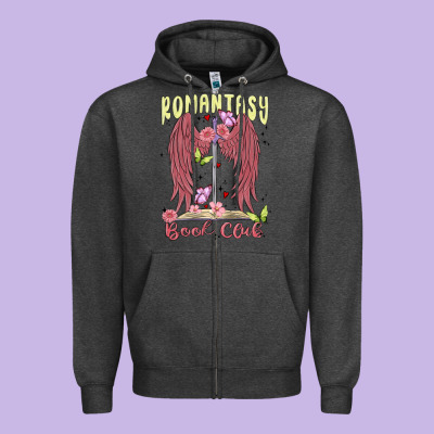 Romantasy Book Club Zipper Hoodie Designed By Maliassmallbusiness