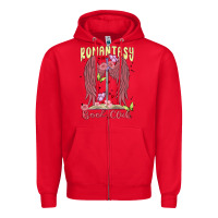 Red romantasy book club Zipper Hoodie - MaliasSmallBusiness