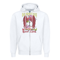 White romantasy book club Zipper Hoodie - MaliasSmallBusiness