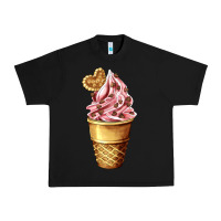 Black ice cream fast food Urban Heavy Tee - AdoDesignShop