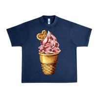 Ice Cream Fast Food Urban Heavy Tee | Teevron