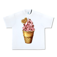 White ice cream fast food Urban Heavy Tee - AdoDesignShop