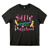 Asphalt little miss preschool Heavy Core Tee - Zillion Design Studio