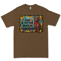 Cacao life is better with a labrador Premium Tee - RanaPortraitStore