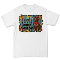 White life is better with a labrador Premium Tee - RanaPortraitStore