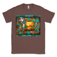 Chestnut western horse sunset turquoise's gemstones mousepad Classic Tee - BarkalooDesign
