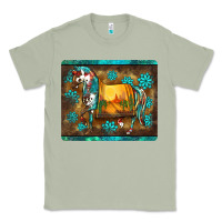 Matcha western horse sunset turquoise's gemstones mousepad Classic Tee - BarkalooDesign