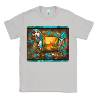 Moon Dust western horse sunset turquoise's gemstones mousepad Classic Tee - BarkalooDesign