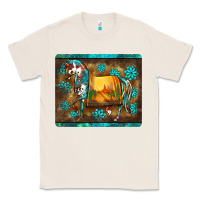 Natural western horse sunset turquoise's gemstones mousepad Classic Tee - BarkalooDesign