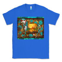 True Royal western horse sunset turquoise's gemstones mousepad Classic Tee - BarkalooDesign