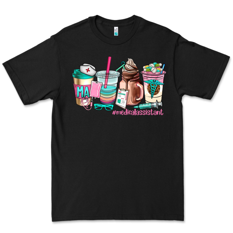 Medical Assistant Coffee Cup Premium Tee by AdoDesignShop | Teevron