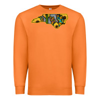 Carrot Western North Carolina Map Sunflower Premium Sweatshirt - Bettercallsaul