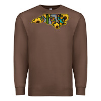 Chestnut Western North Carolina Map Sunflower Premium Sweatshirt - Bettercallsaul