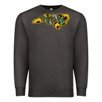 Smoke Western North Carolina Map Sunflower Premium Sweatshirt - Bettercallsaul