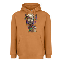 Meerkat tie dye camel Heavyweight Hoodie - BarkalooDesign