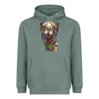 Sage tie dye camel Heavyweight Hoodie - BarkalooDesign