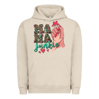 Pigment French Oak Mama Junkie Mother's Day Urban Hoodie - CowGirlArtShop