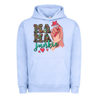 Pigment Grape Ice Mama Junkie Mother's Day Urban Hoodie - CowGirlArtShop