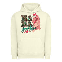Pigment Pistachio Mama Junkie Mother's Day Urban Hoodie - CowGirlArtShop
