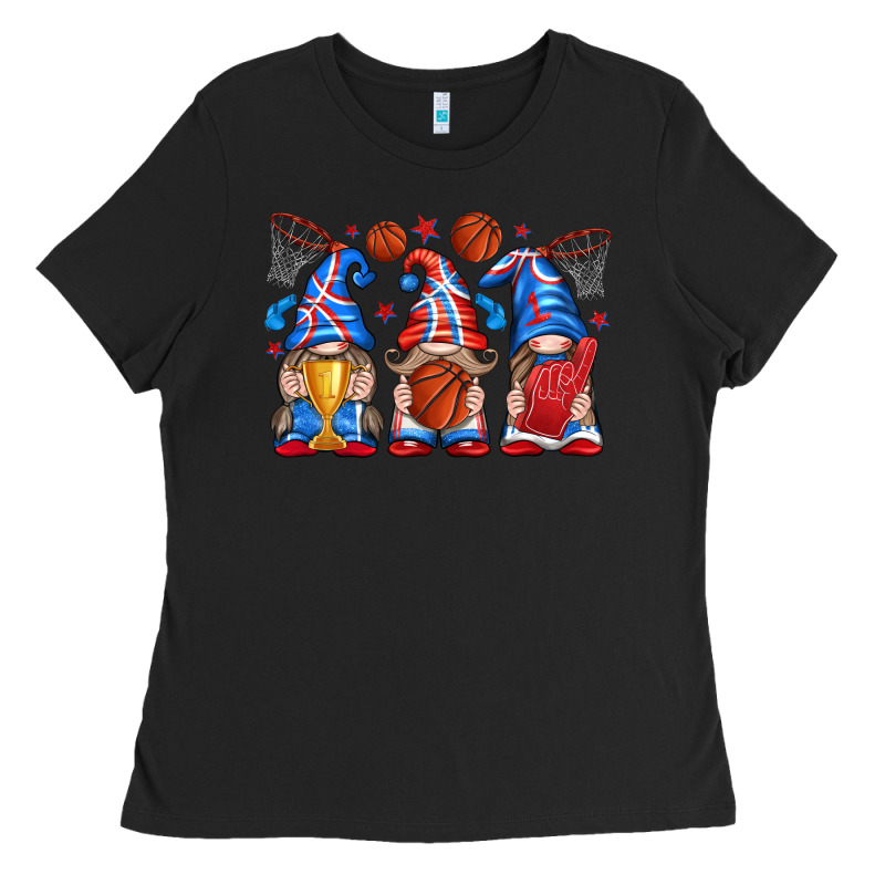 Basketball Gnome Ladies Tee by texasbilliewilder | Teevron