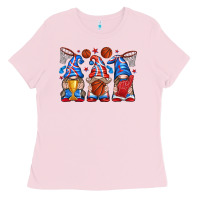 Bubblegum Pink basketball gnome Ladies Tee - texasbilliewilder